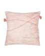 Bhargavi Pink Cotton Cushion Cover | 16 X 16 inches on Sale