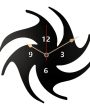 Abstract Volleyball Design Wooden Wall Clock | 13 inches Online