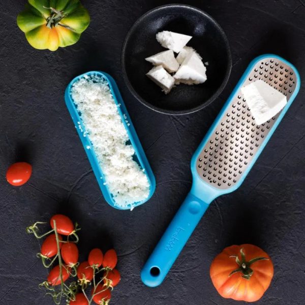 2-in-1 Zester & Collector Japanese Stainless Steel with Silicone Grip | 6 x 27.5 inches For Cheap