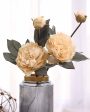 Autumne Peony Artificial Flowers | Set Of 2 | 1.8 feet| Vase Not Included For Sale