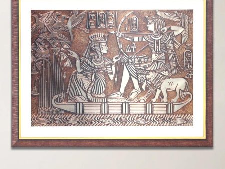 Ankhesenamun King Wall Painting | 26 X 19 inches Hot on Sale