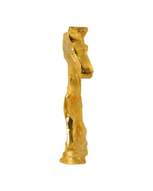 Horse Figure Aluminium Table Décor | Gold | 12 x 8 inches Fashion