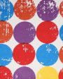 Colorful Balls Art Printed Cotton Dinning Table Cloth Set | Set of 1 Table Cover, 1 Table Runner, 4 Napkins Supply