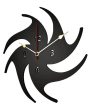 Abstract Volleyball Design Wooden Wall Clock | 13 inches Online