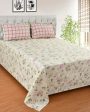 Beautiful Roses Printed Glace Cotton Bedding Set | King Size | 108 X 108 inches Supply