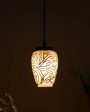 Beige Colorful Waves Design Mosaic Glass Hanging Lamp | 4 x 20 inches Cheap