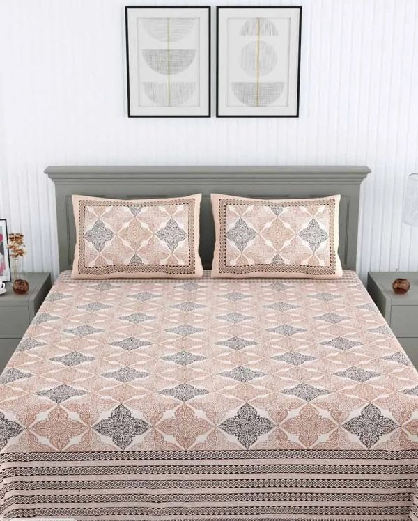 Barfi Floral Cotton Bedding Set | 100 x 108 inches Online Hot Sale