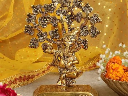 Lord Ganesh Ji Idol Metal Showpiece For Sale