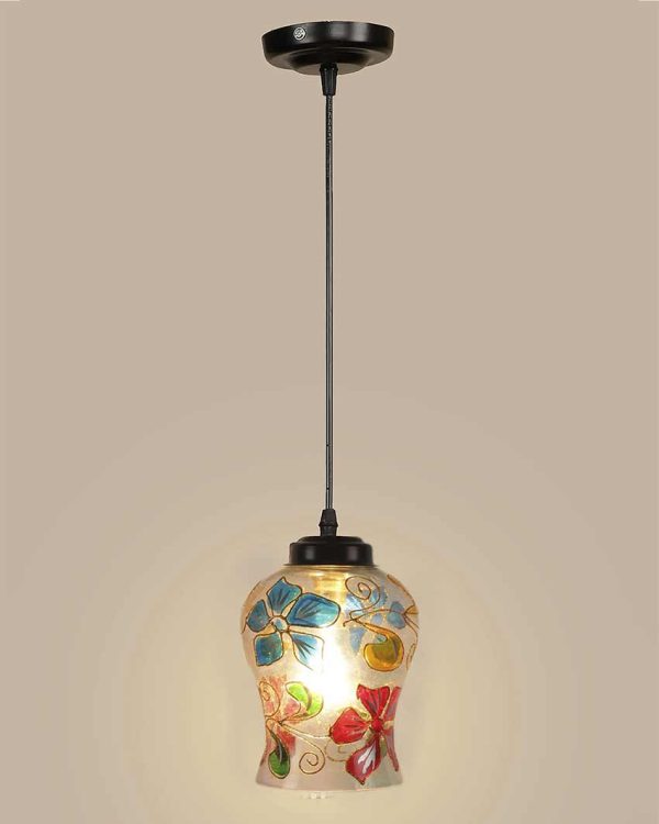 Blooms Mosaic Glass Hanging Lamp | 4.5 x 20 inches For Discount