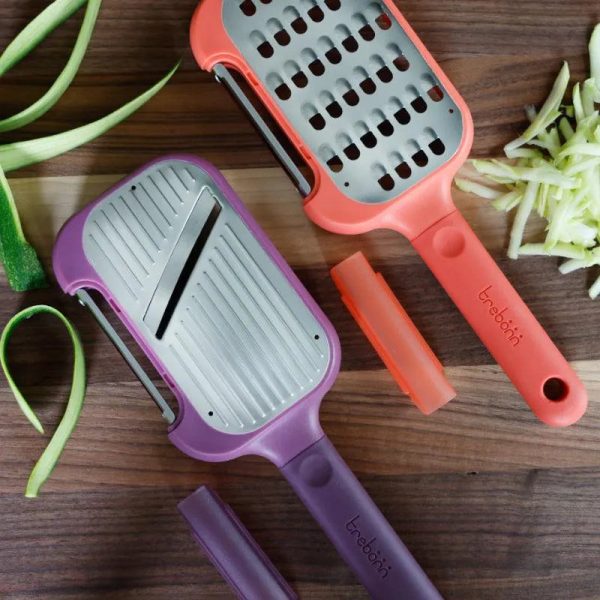 2-in-1 Peeler & Grater Japanese Stainless Steel with Silicone Grip | 3.3 x 10 inches Supply