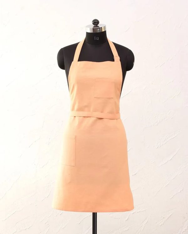 Orange Simple Design Cotton Chef’s Apron Online