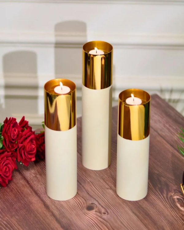 Aura Iron Candle Holder | Set of 3 For Cheap