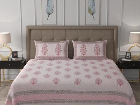 Delight Block Print Cotton Bedding Set | King Size | 90 x 106 inches Online Sale