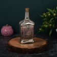 Antique Glass Legacy Square Decorative Bottle | 4 x 4 x 9 inches For Cheap