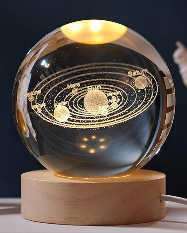 Galaxy Crystal Ball Night Lamp | 3 inches Sale