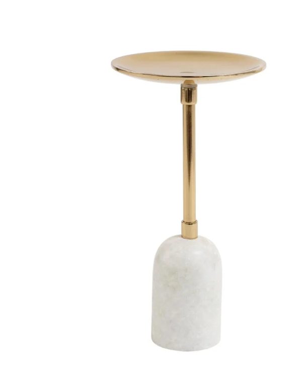 Semino Pri Pillar Aluminium Candle Stand | 4 x 10 inches on Sale