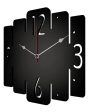 Trapezium Shaped Wooden Wall Clock For Cheap