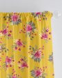 Blooms Printed Polyester Semi Sheer Curtains | Set Of 2 Cheap