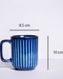 Blue Saga Coffee Ceramic Mugs | Set of 2 | 260 ml Cheap