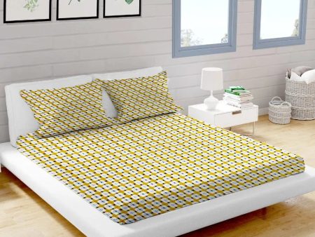 Dotted Premium Cotton Bedding Set | Double Size | 105x98 inches Online