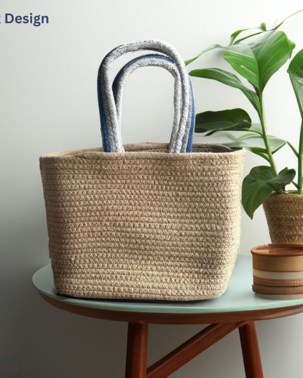 Jute Rainbow Handbag | 10 x 7 x 5 inches Online Hot Sale