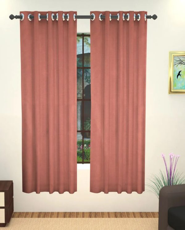 Beautiful Polyester Material Curtains For Window | 5 Ft For Cheap