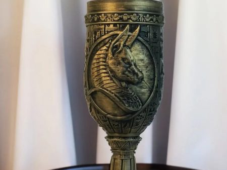 Egyptian Pharaoh PLA Wine Glass Tabletop Item Online Hot Sale