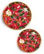 Magnolia Blooms Art Metal Trays | Set Of 2 For Discount