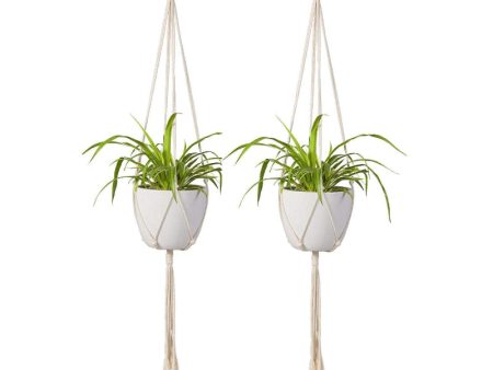 Crochet Pattern Hand Crafted Plant Hangers | Set of 2 For Cheap