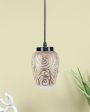 Beige Colorful Waves Design Mosaic Glass Hanging Lamp | 4 x 20 inches Cheap