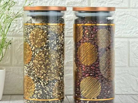 Amina Borosilicate Glass Jar For Kitchen Storage | 1500 ml Supply