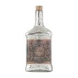 Antique Glass Legacy Square Decorative Bottle | 4 x 4 x 9 inches For Cheap