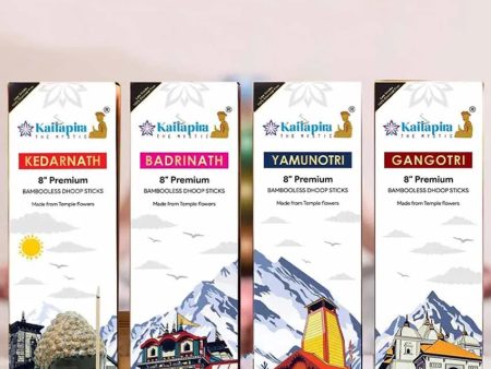 Kedarnath Badrinath Gangotri Yamunotri Insense Sticks | Pack Of 4 For Sale