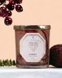 Garnet Glass Jar Scented Candle | 7.6 x 10.2 cm   3 x 4 inches Supply