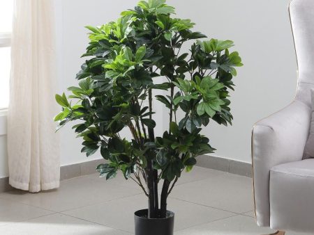 Artificial Schefflera Plants With Black Pot | 40 Inch Hot on Sale