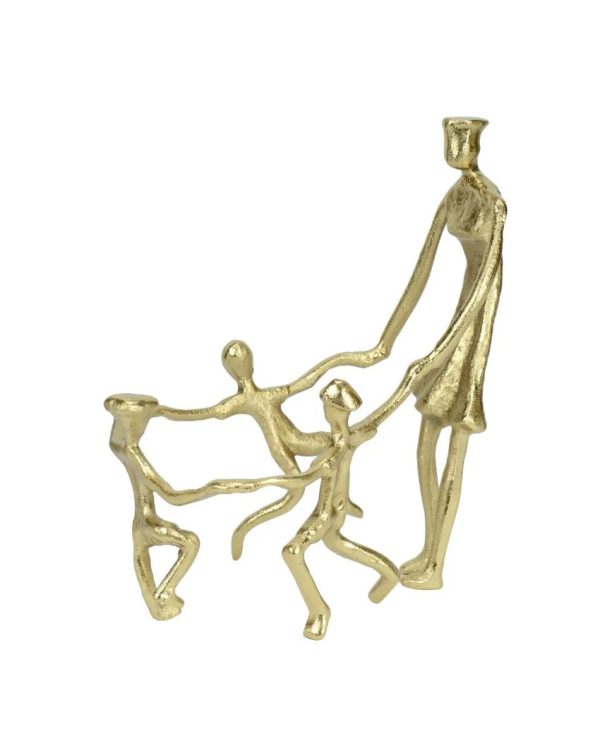 Togetherness Mother and Kids Sculpture | 10 x 7 x 11 inches Discount