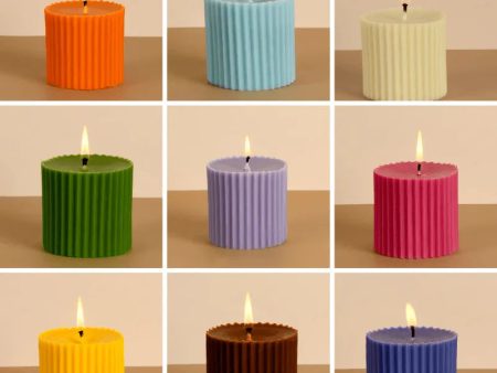 Scented Short Pillar Candle | 8 x 8 cm   3.1 x 3.1 inches Online now