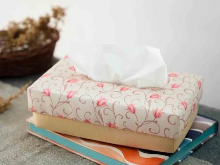 Fashionable Blended Silk Tissue Box | 6 x 10 inches Sale