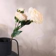 Autumne Peony Hd Artificial Flowers | Set Of 2 | 2.5 feet | Vase Not Included Sale