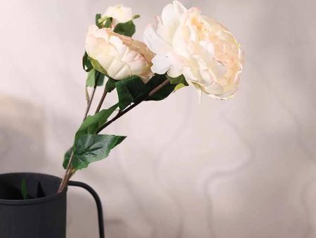 Autumne Peony Hd Artificial Flowers | Set Of 2 | 2.5 feet | Vase Not Included Sale