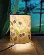 Cylinder Olives Shaded With Lid Cotton Table Lamp Cheap