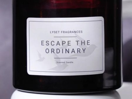 Escape the Ordinary Glass Jar Scented Candle | 10.2 x 10.2 cm   4 x 4 inches Online Hot Sale