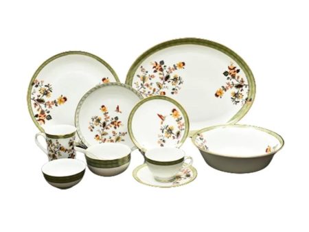 Bloom Porcelain Dinner Set | Set of 33 Hot on Sale