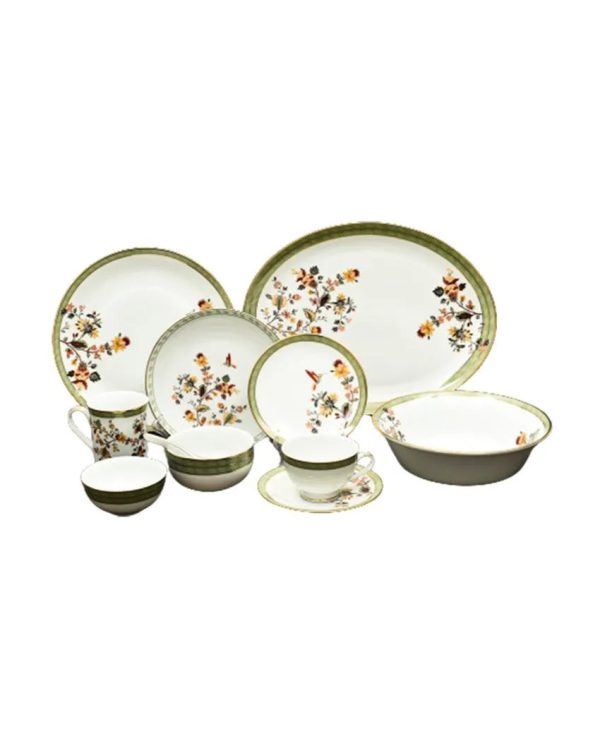 Bloom Porcelain Dinner Set | Set of 33 Hot on Sale