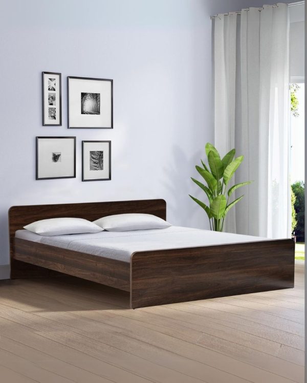 Beautifully Design Wooden Queen Size Bed | 80 x 63 x 24 inches Hot on Sale