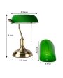 Elegant Metal Banker Desk Lamp Sale