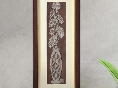 Chrysanthemum Flower Wall Painting | 10x23 inches Sale