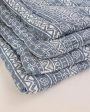 Blue Kullu Patti Cotton Comforter | Double Size | 90 x 108 inches Online