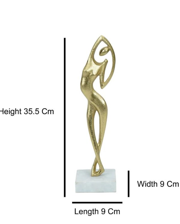 Graceful Flex Decor Figurine  | 4 x 4 x 14 inches on Sale