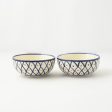 Blue Chakra Ceramic Bowl | Set of 2 For Discount